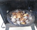 A picture of step 3 of Lee's Home Smoked Baby Back Ribs.