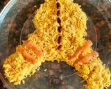A picture of step 1 of Masala rice.