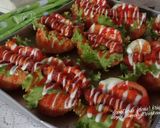 Foto langkah ke 5 dari resep Donat Sosis (donsis) krispi.