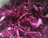 A picture of step 4 of Pickled Red Cabbage.