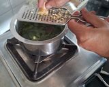 A picture of step 2 of Holy basil (Tulsi) herbal tea.