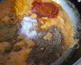 A picture of step 4 of Matar Paneer Masala.