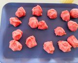 A picture of step 6 of Rose peda.