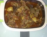 A picture of step 7 of Offal pepper soup.