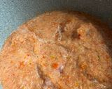 A picture of step 1 of Chicken jollof.