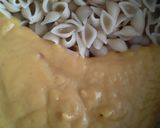 Foto del paso 5 de la receta: Conchitas🍝 en salsa cremosa🧀 de calabaza🎃 y acelgas🌿...🤔