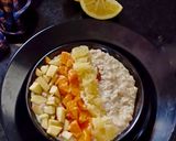 A picture of step 6 of Healthy Citrus Breakfast Porridge with Mosambi, Oats, Amaranth and mixed fruits.