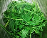 Hình bước làm 1 của món Rau Lang Xào Tỏi