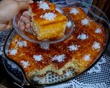 صورة لخطوة 6 من وصفة كيكة البسبوسة