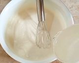 A picture of step 1 of Mini Pizza with liquid dough.