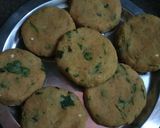 A picture of step 3 of Sweet Potato Tikki Chaat.