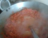 A picture of step 1 of Carrot hearts.