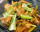 A picture of step 3 of 3 spice shinwari karahi.
