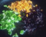 A picture of step 1 of Veggies Savoury Muffins.
