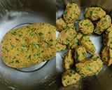 A picture of step 1 of Palak (Spinach)Thepla.