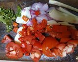 Foto langkah ke 2 dari resep Tumis cumi bumbu sambal matah.