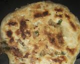 A picture of step 5 of Alu kulcha.