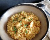Foto del paso 16 de la receta: Arroz meloso con vieiras, langostinos y calamar
