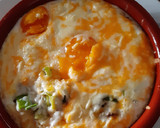Foto del paso 5 de la receta: Huevos al horno con puerro y champiñones
