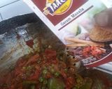 A picture of step 2 of Matar paneer pulao.