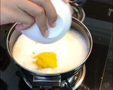 A picture of step 2 of Eid special pudding.
