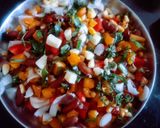 A picture of step 4 of Healthy tasty Mexican corn with bean salad.