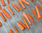 Foto del paso 1 de la receta: Chips de zanahoria saludables