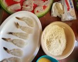 Foto del paso 1 de la receta: Camarones rellenos de queso crema 🍤🍤