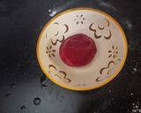 A picture of step 1 of Beetroot masala Puri.