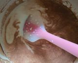 Foto langkah ke 3 dari resep Matcha Cheese Chocolate Pudding.