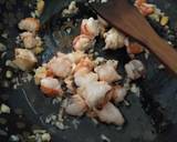 Spageti aglio olio udang langkah memasak 2 foto