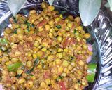 A picture of step 9 of Masala matar.