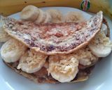 Фото кроку 1 до Овсяноблин с бананом и сыром #школа.
