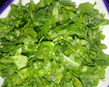 A picture of step 1 of Aalu Methi.