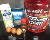 Foto del paso 1 de la receta: Tortitas de avena y proteína con canela