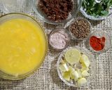 A picture of step 1 of Kairi ka sharbat.
