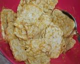 Foto langkah ke 2 dari resep Tempe goreng telur.