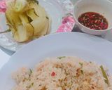 Hình bước làm 3 của món Cơm chiên tỏi👨🍳