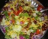 A picture of step 2 of Chana Chaat.