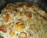 A picture of step 6 of Resturent style Malai champ.