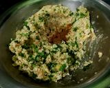 A picture of step 2 of Sabudana Vada.