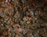 A picture of step 7 of Bhindi gravy.