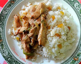Foto del paso 26 de la receta: Tiras de pechuga de pollo en salsa tandoori y bryani
