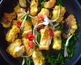Hình bước làm 6 của món Chả cá Lã Vọng