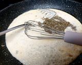 A picture of step 4 of Creamy Garlic Tuscan Chicken 😁.