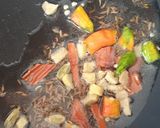 A picture of step 2 of Cauliflower korma.