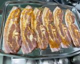 A picture of step 3 of Grilled Marinated Pork Belly with Cherry Tomatoes.