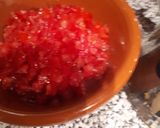 A picture of step 1 of Pappa al Pomodoro.