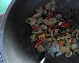 Foto langkah ke 2 dari resep Oseng toge kol baso tahu.