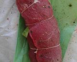 A picture of step 2 of Stuffed flank steak.